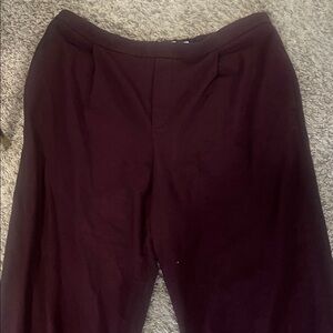 Vince Dark Burgandy Wool Pants
